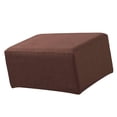 thumbnail image 2 of Escritorio del reposapiés, almohadil de espuma suave Cojín del pie Almohada del taburete del pie para accesorios de oficina y hogar café Yotijar Cubierta de puf otomano, 2 of 8