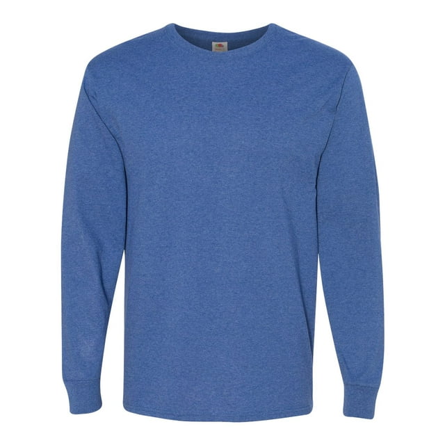 Fruit Of The Loom Adult HD Cotton Long Sleeve Crew T-Shirt, L