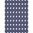 thumbnail image 1 of Ahgly Company Machine Washable Indoor Rectangle Transitional Night Blue Area Rugs, 2' x 5', 1 of 7