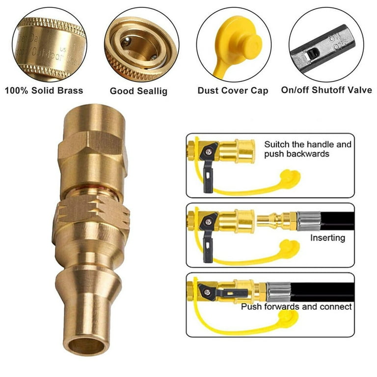 What are the Common Types of Propane Fittings Used on RVs
