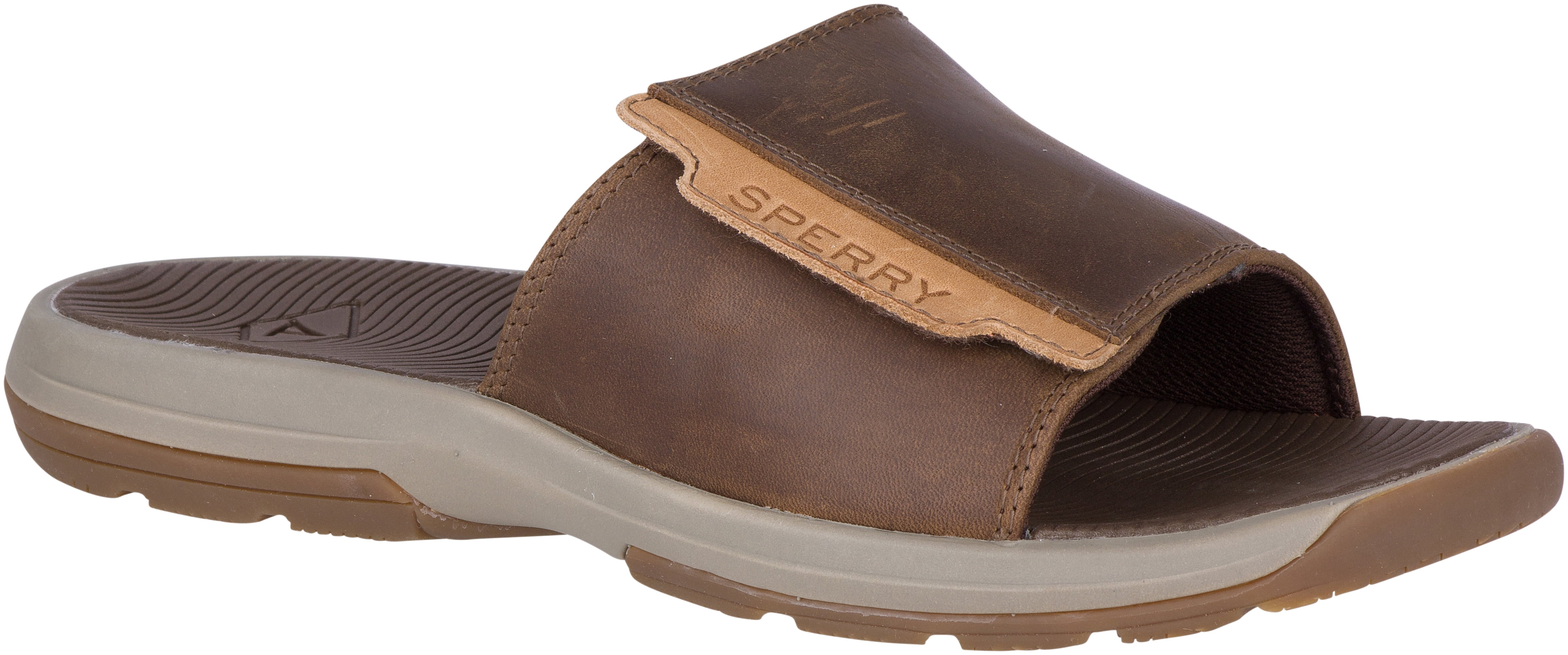 Sperry Men's Whitecap Slide Sandals in Brown, 13 US | Walmart Canada