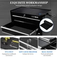thumbnail image 3 of Tool Chest on Wheels, 5-Drawer Rolling Tool Box with Workbench Top, Multifunctional Tool Storage Organizer for Garage, Warehouse, Workshop, 3 of 7