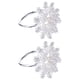 thumbnail image 2 of Christmas Snowflake Shaped Napkin Ring Set For Special Occasions With Elegant Design And Stainless Steel Material 2Pcs, 2 of 3