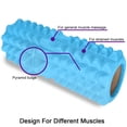 thumbnail image 2 of Foam Roller for Deep Tissue Massager for Muscle and Myofascial Trigger Point Release, Self-Myofascial Release, Physical Therapy & Exercise, Muscle Roller (13 inch, Blue), 2 of 5