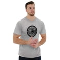 thumbnail image 4 of Wave Compass Ocean Sea Spiritual Men's Graphic T Shirt Tees Brisco Brands X, 4 of 4