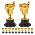 thumbnail image 2 of 12 piezas de trofeos decorativos para celebraciones, competiciones, ganadores, copas, premios para estudiantes., 2 of 8
