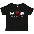 thumbnail image 3 of Inktastic Peace Love Westies Boys or Girls Toddler T-Shirt, 3 of 5