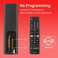 thumbnail image 3 of (Pack of 2) Universal Remote for LG Smart TV Remote Control Replacement, Compatible with All LG LCD LED OLED UHD HDTV 3D 4K Smart TV Models - Easy Setup with 4 Shortcuts Key, 3 of 7