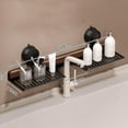 thumbnail image 3 of Luoshdecor Cup Bathroom Sink Shelf over Faucet,Shower Caddy Suction Cup Large Capacity Bathroom Organizers and Storage for Shampoo, Soap, Razor, 3 of 3