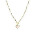 thumbnail image 1 of Jumpingount Collar con colgante de corazón para mujer, cadenas de clavícula, decoración geométrica para el cuello, joyería ajustable para mujer, Ropa, zapatos y accesorios Miscelánea Jumpingount AP015291-00, 1 of 6