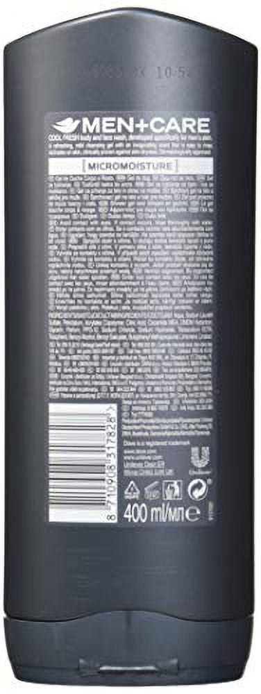 Dove Care, Body & Face Wash, Cool Fresh, Pack of 3, (13.52 Oz/400 ml Each)