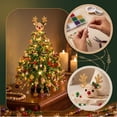 thumbnail image 4 of DIY Beaded Christmas Tree Kit, LED Light-Up Mini Christmas Decor with Reindeer Topper, Crafts for Adults, Tabletop Display & Creative Gift, 4 of 6