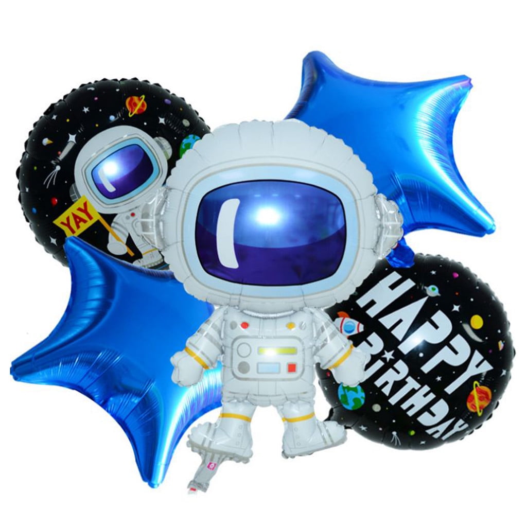 Excellent A Set Astronaut Shaped Balloon Space Theme Balloon Children's