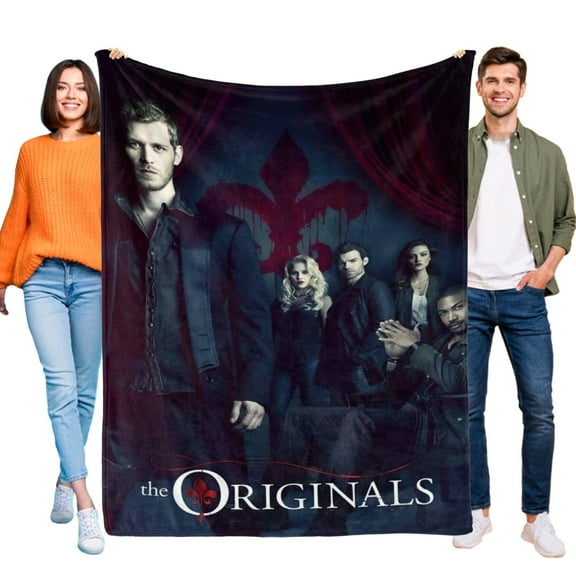 Vampire Diaries Throw Blanket Gifts for Fans Lover Girls Boys Women Present Hoodie Him Bed 60"x80"