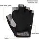 thumbnail image 4 of Profesional gimnasio Fitness transpirable antideslizante mujeres hombres medio dedo verano pesca ciclismo guantes sin dedos mujer bicicleta, 4 of 5