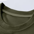 thumbnail image 6 of GuangCheng Mens Waffle Knit Crew Neck Sweatshirts,Baggy,Pullover,Soft,Breathable,Comfortable Loungewear Tops,Army Green,Size M, 6 of 6
