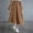 Khaki, variant on Dpytoraw High Waist A Line Midi Skirt Color Block Design Elegant Flared Hem Perfect For Casual And Formal Occasions Stretchy Denim Skirt with Pockets Yellow