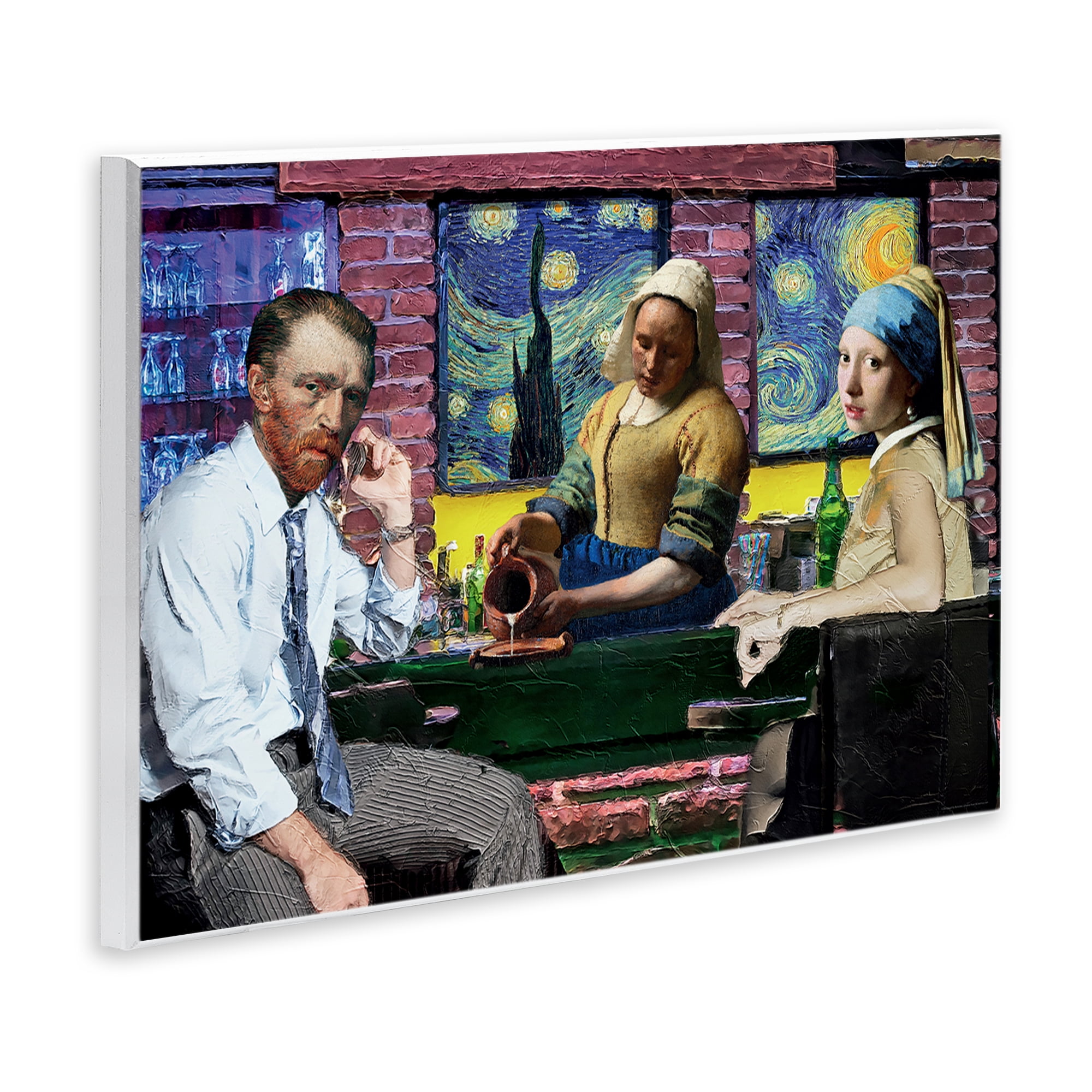 Stupell Industries Classic Paintings Gathered Novelty & Humor Painting Unframed Art Print Wall Art, 15 x 10