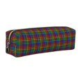 thumbnail image 1 of Fotbe Rainbow Houndstooth Estuche para Lápices de Cuero con Estampado, Estuche con Cremallera Resistente, Organizador Compacto y Elegante para Papelería, 1 of 7