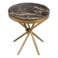 thumbnail image 3 of Mesa De Centro Nòrdica, Coffe Luxury, Para Muebles, Mesa Auxiliar Redonda Tipo Mármol., 3 of 10