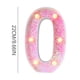 thumbnail image 3 of Fiudx Lámpara Led Colorida con Letras Decorativas Portátiles, Luz Led de Subtítulos Moderna, Decoración para Fiestas En Casa, Ambiente Romántico y Cálido, Material Abs+Pp, Funciona con Pilas., 3 of 3