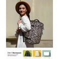 thumbnail image 2 of Mochila de viaje Capolo impermeable para ordenador portátil de 15,6 pulgadas para mujeres y hombres, 2 of 6