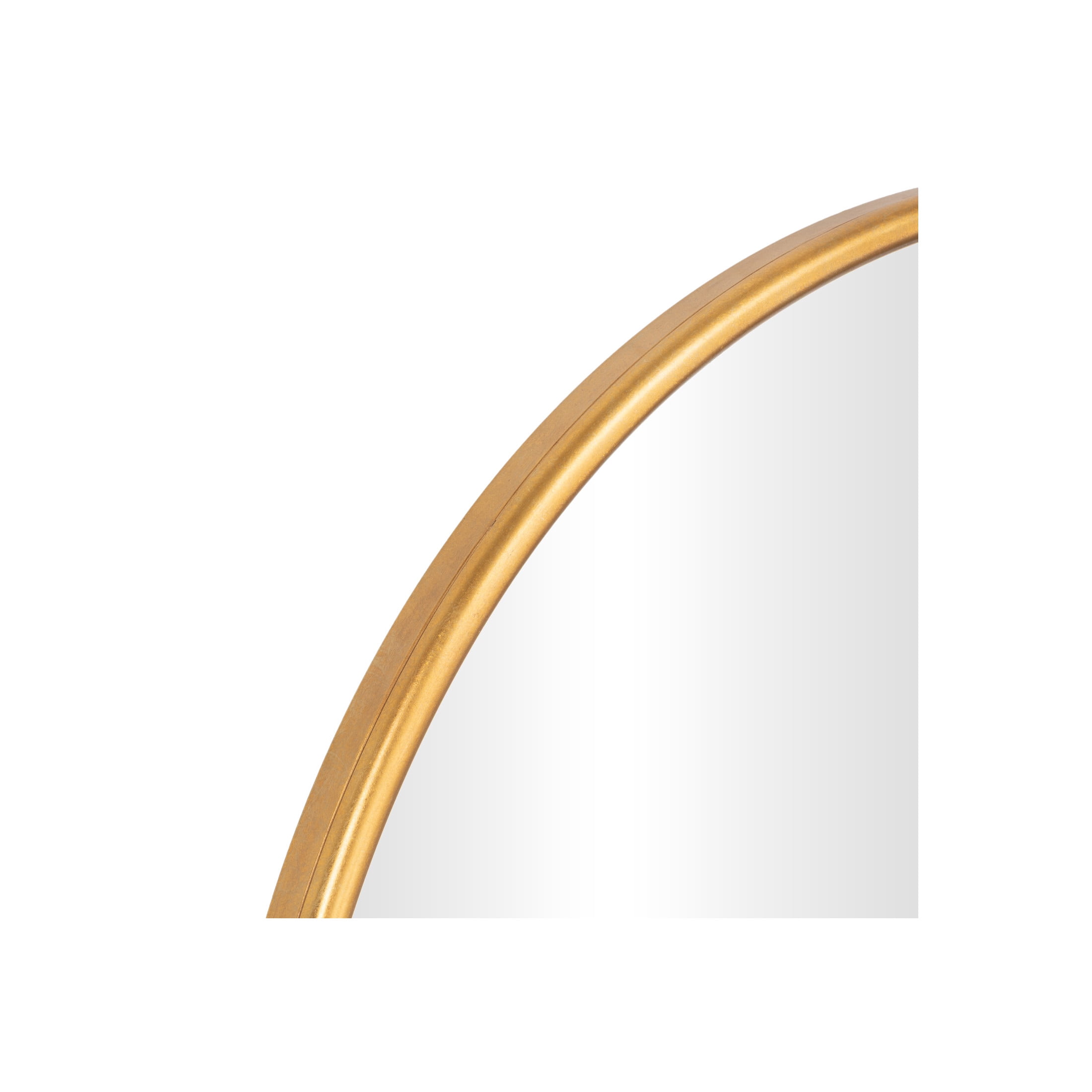 DecMode 44" x 66" Gold Arched Wall Mirror