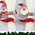 thumbnail image 6 of Milisten 3-Piece Assorted Color Christmas Curtain Buckle Dolls Holiday Decor for Home Window Decoration, 6 of 8