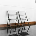 thumbnail image 3 of Lifetime Folding Chair, Indoor/Outdoor Light Commercial Grade, White Set of 2, Adult Sized (81129), 3 of 15