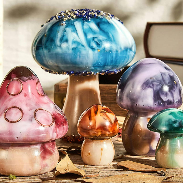  3D Mushroom Resin Molds Desktop Ornaments Mold