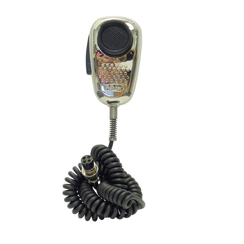 RANGER SRA-198 CHROME MICROPHONE TUNED TO YOUR RADIO'S AUDIO OUTPUT LEVELS!! 