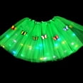 thumbnail image 2 of Odeerbi Girls Skirts Tutu Skirt Children's Skirt With Light-emitting Butterfly Skirt Pettiskirt Led Light Skirt Party Dresseses Skirt Red, 2 of 4