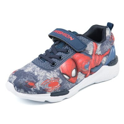 Zapatos informales de Disney para niños, zapatos de red para niños, nueva malla tejida voladora, zapatos ligeros de frozen para niñas, zapatos deportivos de otoño, plantilla 35 de 22,5 cm Gao Jinjia LED