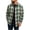 *1_Green, variant on Men's Plaid Flannel Button Down Shirts, Lightweight Fall Winter Long Sleeve Collared Casual Classic Fit Jacket Tops for Men Green