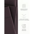 thumbnail image 4 of Queen, 4 Piece Embossed Hotel Style Bed Sheets in Purple by Comfort Canopy, 4 of 12
