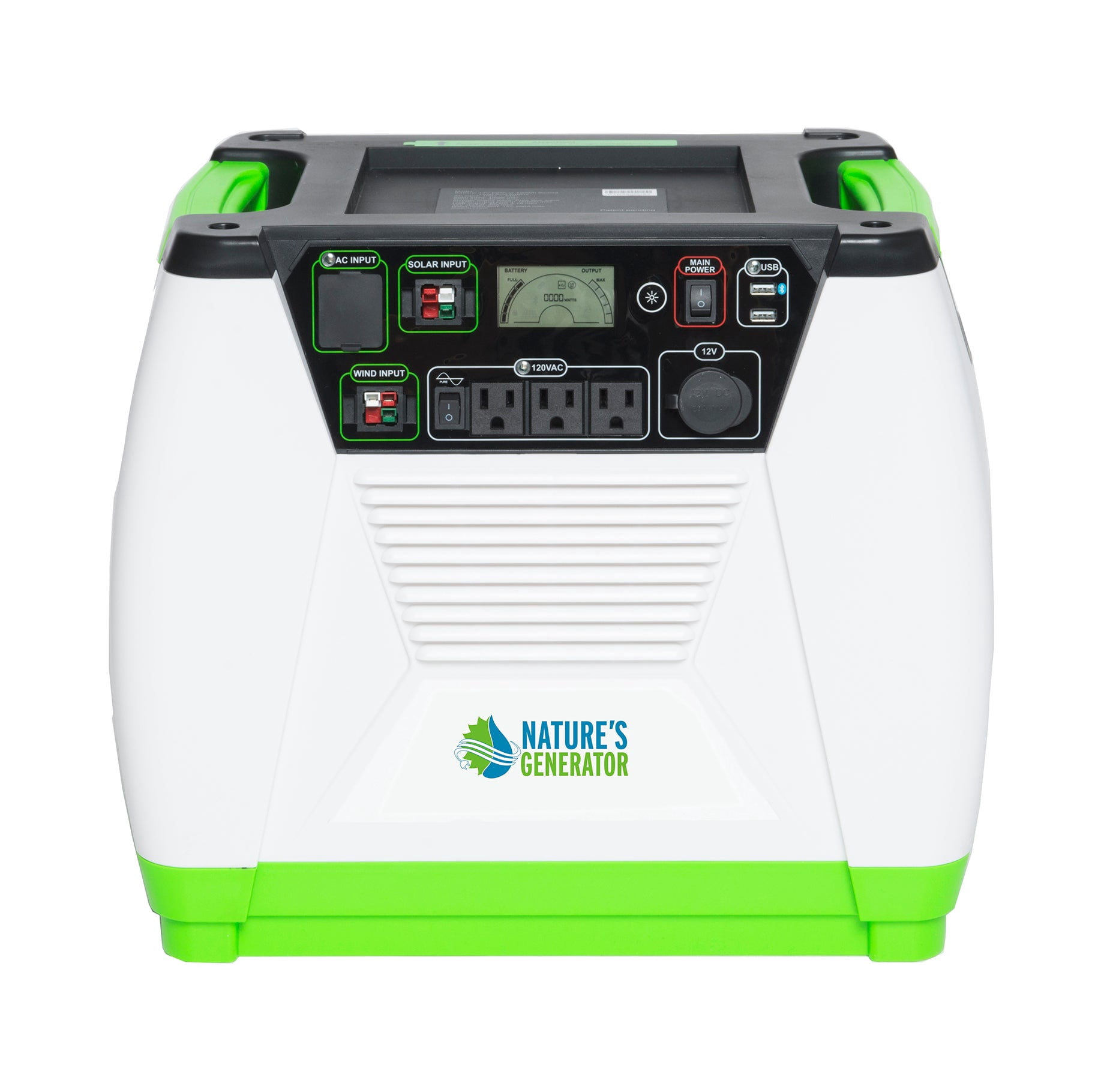 Nature's Generator 1800W Solar&Wind Power Station without Cart