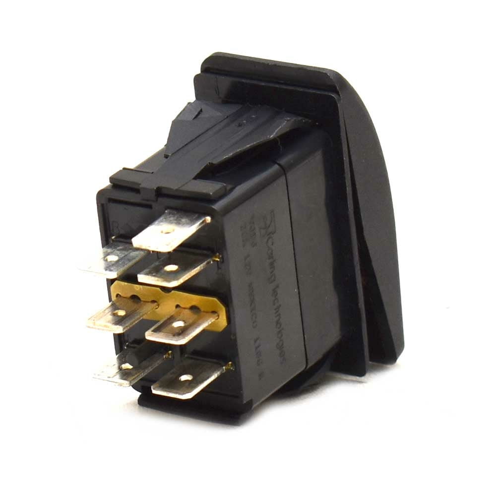 Carling Boat Nav Lts Rocker Switch | On/Off/On 12V 20A 7 Spade Lighted