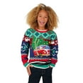 thumbnail image 4 of Jollidays Boys' Here Comes Santa Claus Long Sleeve Crewneck Ugly Christmas Sweater, Sizes S-XL, 4 of 5