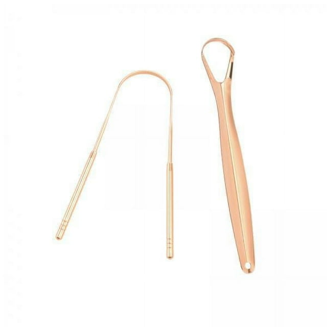 Limpiadores de lengua de acero inoxidable Jinwen 2 piezas portátiles