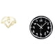 thumbnail image 1 of Servilletero,Servilletero Soporte para pañuelos de papel de mesa,Reloj de pared,Reloj de pared silencioso y decorativo que no hace tictac,Reloj moderno de 12 pulgadas para pared de casa o, 1 of 8