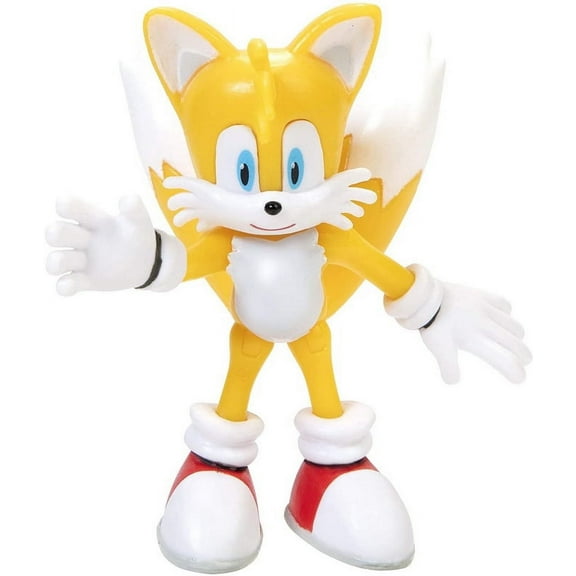 Sonic The Hedgehog Collectible Child Tails Action Figures, Yellow, 2.00" x 5.50"