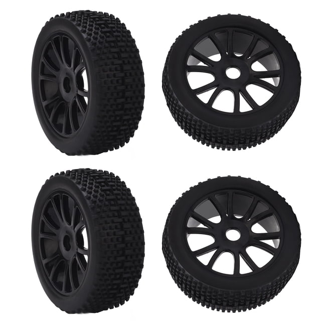 Pneus de Jante de Roue de RC, Fonction d'Amorti de Pneus de Force d'Adhérence Parfaite pour Voiture 1/8 RC