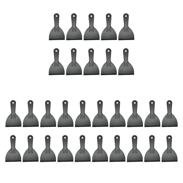 Eigraketly 10 Uds removedor de sellador raspador de papel pintado de mano reutilizable Gel negro espátula de limpieza manual herramienta pala Kit Type1 NO1