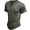 Gray, variant on XBASW Mens Henley Shirts Summer Casual T Shirts Cotton Short Sleeve Tees Solid Color T-Shirt Tops S -2XL