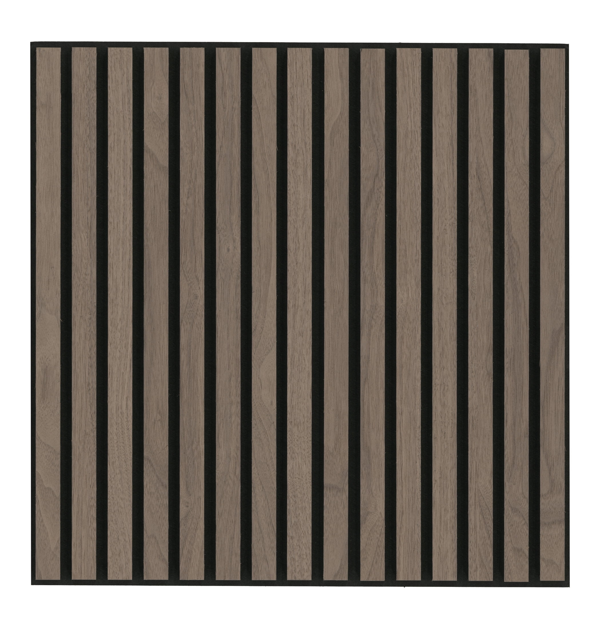 MSI 24 in. x 24 in. Harmony Sable Wood Veneer Sound Absorbing Acoustic Wood Slat Wall Panel (2 Pack / 8 sq. ft.)