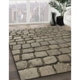 thumbnail image 3 of Ahgly Company Machine Washable Indoor Square Transitional Milk Chocolate Brown Area Rugs, 4' Square, 3 of 7