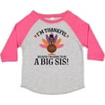 thumbnail image 3 of Inktastic Thanksgiving Big Sis Announcement Turkey Girls Toddler T-Shirt, 3 of 5