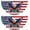 Red Flag, variant on 250th Anniversary USA Bunting Flag 2PCS,4x2 FT 1776-2026th Birthday American Fan Flags 4th of July Decorations 250 Years of Freedom Flag Patriotic Eagle Banner Independence Day Memorial Day Veterans