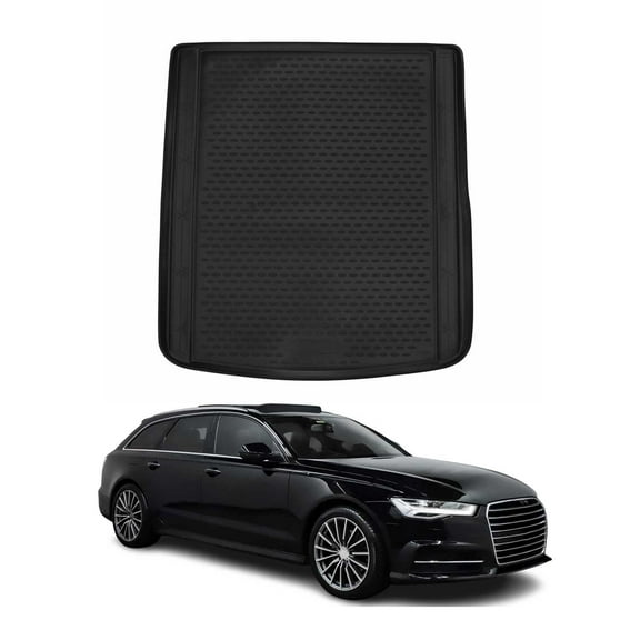 OMAC Cargo Mats Liner for Audi A6 C7 Allroad Quattro 2013-2016 Waterproof TPE
