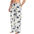 thumbnail image 6 of Fuzoiu Tractor And Vehicle Print Men's Pajama Pants,Lounge Pants for Men,Lounge PJ Bottoms,Sleepwear Pants with Drawstring Pockets -Medium, 6 of 6